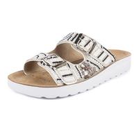 Jürgen Hirsch Zapatillas de mujer Vita 04 suela interior de piel, Color blanco., 40 EU