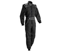 Jueshanzj Traje de carreras de kart de una pieza, color negro, talla 8 S