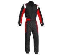 Jueshanzj - Traje de carreras de kart de una pieza, traje de karting, Negro, XXL
