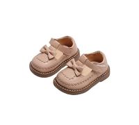 Jueshanzj Zapatos Princess Mary Jane para niñas, suela suave, zapatos de cuero para primeros caminos, primavera y otoño, Rosado, 12.5 Little Kid