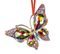 JUESMOS Adorno de Navidad de mariposa 2025, adornos colgantes de mariposa monarca, decoraciones de árbol de Navidad, decoraciones de mariposas, mariposas coloridas, adornos de Navidad, regalos para