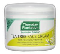 Jueves Plantacin Tea Tree Face Cream con rosas y vitamina E - 65 g