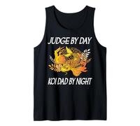 Juez De Día Koi Papá por La Noche Divertido Koi Amante Camiseta sin Mangas