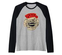Juez Dredd Anderson Sacrificio Supremo Águila Comic Retro Camiseta Manga Raglan