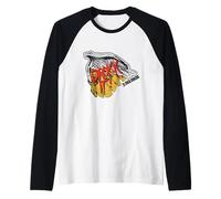 Juez Dredd Drokk It! 2000 AD Mega-City One Comic Camiseta Manga Raglan