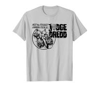 Juez Dredd El Hombre de la Ley más Duro de Todos 2000 AD Comics Camiseta, Hombre, Plata, S