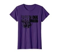 Juez Dredd El Hombre de la Ley más Duro de Todos 2000 AD Comics Camiseta, Mujer, Morado, L