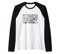 Juez Dredd La Tierra Maldita 2000 AD Cómic Camiseta Manga Raglan