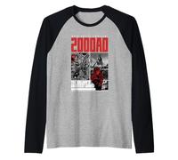 Juez Dredd Rogue Trooper Galaxy's Greatest Comic Retro Camiseta Manga Raglan