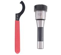 Jufjsfy 1 6.3 pulgadas R8-ER32 7/16 Portabrocas Portabrocas CNC fresado torno R8 husillo