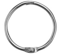 Jufjsfy 25 PC Metal 1.2 Pulgada Anillos de Hojas Sueltas Llaveros de Carpeta para de Albumes de Recortes