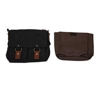 Jufjsfy Bolsa De Camara Canvasslr Bolsa De Camara De Fotografia para para para Mimi Bolso Bandolera Mensajero (Negro)