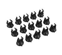 Jufjsfy Calefactor Ventosas Lechones Clips Soportes de Dia de 33Mm Abrazaderas para Accesorios de Pecera, Paquete de 15 Negros