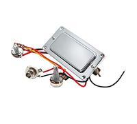 Jufjsfy Kit de Arnés de de Guitarra Humbucker de Doble Bobina Precableado para Guitarra Eléctrica Potenciómetro de 500 K, Potenciómetros de Tono de Volumen