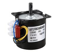 Jufjsfy Motor de Engranaje SíNcrono de 220V CA 60KTYZ Motor de Engranaje SíNcrono de ImáN Permanente 60-KTYZ 220V 2.5 Rpm