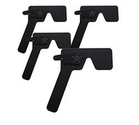 Jufjsfy Oclusor OftáLmico de 4 Piezas para OftalmóLogos, Ortoptistas, Optometristas, de Examen Ocular (Negro)