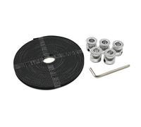 Jufjsfy Polea de DistribucióN 5M Correa de DistribucióN 20 Dientes 8Mm de la Correa 6Mm Ruedas de SincronizacióN Pieza de Engranaje para Accesorios de Impresora 3D