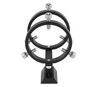 Jufjsfy Puntero ajustable soporte para buscador de 6 puntos anillos para telescopio guía telescopio astronómico, 65 mm (33 mm-64 mm)