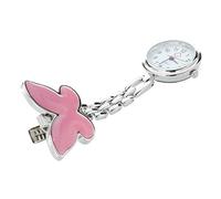 Jufjsfy Reloj Bolsillo Metal Tipo Enfermera Risa Esfera Redondo Rosa