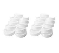 Jufjsfy Tapas de Almacenamiento de PláStico de 20 Piezas Tapas Acanaladas para Botella Tarro de Regular EstáNdar de 70 Mm / 86 Mm