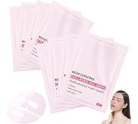 JUFKGBAR Mascarilla de colágeno Rosa en Gel Antiarrugas, reafirmante y Antiarrugas, hidratante y humectante, para Uso Diario, para líneas Finas y Arrugas