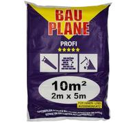Jufol - Bauplane 2x5m profesional lona transparente 10m² lona