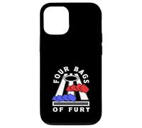 Jugador Cornhole Cuatro Bolsas De Furia Diversión Carcasa para iPhone 12/12 Pro