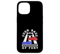 Jugador Cornhole Cuatro Bolsas De Furia Diversión Carcasa para iPhone 15