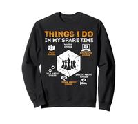 Jugador de ajedrez cosas que hago en mi tiempo de checkmate Sudadera