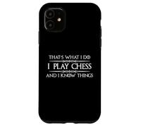 Jugador de Ajedrez | Juego al Ajedrez y Sé Cosas Divertidas Carcasa para iPhone 11