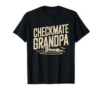 Jugador De Ajedrez Mate Al Rey Abuelo Ajedrecista Gran Camiseta