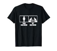 Jugador de ajedrez Tu Novia Mi Novia Ajedrez Divertido Camiseta