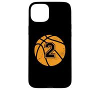 Jugador de baloncesto #2 Baloncesto mamá papá Jersey número 2 Carcasa para iPhone 15 Plus