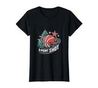 Jugador de Baloncesto Camiseta gráfica económica, Mujer, Negro, M