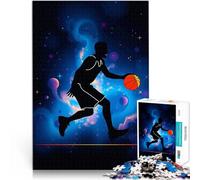 Jugador de Baloncesto en el Espacio Rompecabezas para Adultos de 2000 Piezas Reducción del estrés Interesante Regalos de cumpleaños 70x100cm