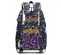 Jugador de baloncesto Estrella 24 Mochila multifunción Estudiante de Viaje portátil fanáticos del Bolso para Hombres Mujeres
