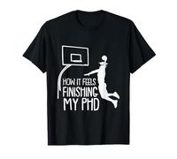 Jugador de Baloncesto PHD PH.D Estudiante Candidato Sobreviviente Grad Camiseta