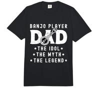 Jugador de Banjo Papá El ídolo El Bluegrass Music Banjo Player Comfort Colors Adult Heavyweight T-Shirt