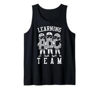 Jugador de béisbol Regreso a la Escuela Divertido Equipo de Aprendizaje ABC Camiseta sin Mangas