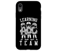 Jugador de béisbol Regreso a la Escuela Divertido Equipo de Aprendizaje ABC Carcasa para iPhone XR