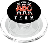 Jugador de béisbol Regreso a la Escuela Divertido Equipo de Aprendizaje ABC PopSockets PopGrip para MagSafe