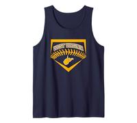 Jugador de béisbol West Virginia Baseball Shield Art WV Travel Camiseta sin Mangas