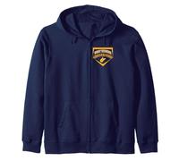 Jugador de béisbol West Virginia Baseball Shield Art WV Travel Sudadera con Capucha