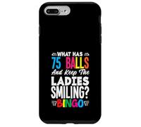 Jugador de bingo 75 bolas mantener a las damas sonriendo Carcasa para iPhone 7 Plus/8 Plus