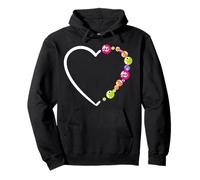Jugador de bingo Corazón Bolas de bingo Amor Juego Divertido Sudadera con Capucha