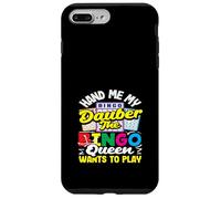 Jugador de bingo Dauber The Bingo Queen Jugar Carcasa para iPhone 7 Plus/8 Plus