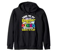 Jugador de bingo Dauber The Bingo Queen Jugar Sudadera con Capucha