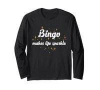 Jugador de Bingo Diversión Amante del Bingo Noche de Manga Larga