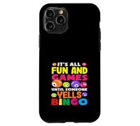Jugador De Bingo Diversión Y Juegos Gritos Bingo Carcasa para iPhone 11 Pro
