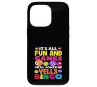 Jugador De Bingo Diversión Y Juegos Gritos Bingo Carcasa para iPhone 13 Pro